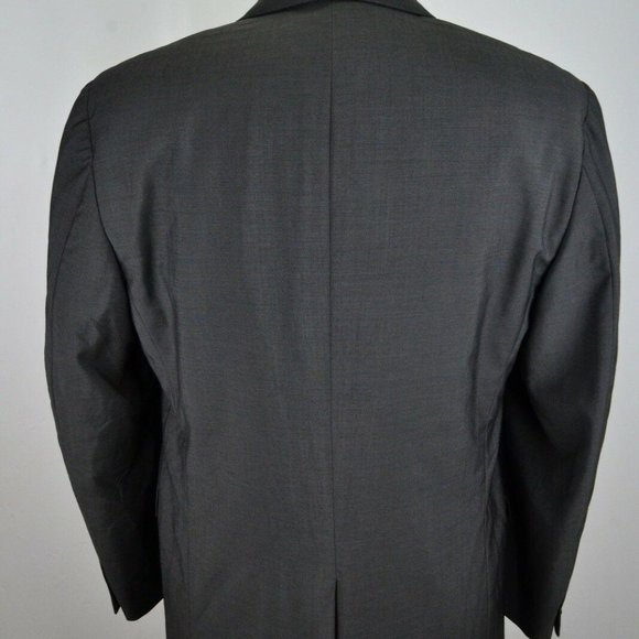 Samuelsohn Recent Solid Gray 100% Wool Sport Coat - Picture 5 of 7